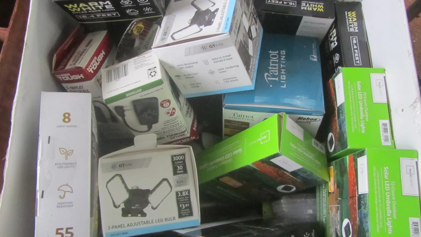 Box Full Of Assorted LED Lights