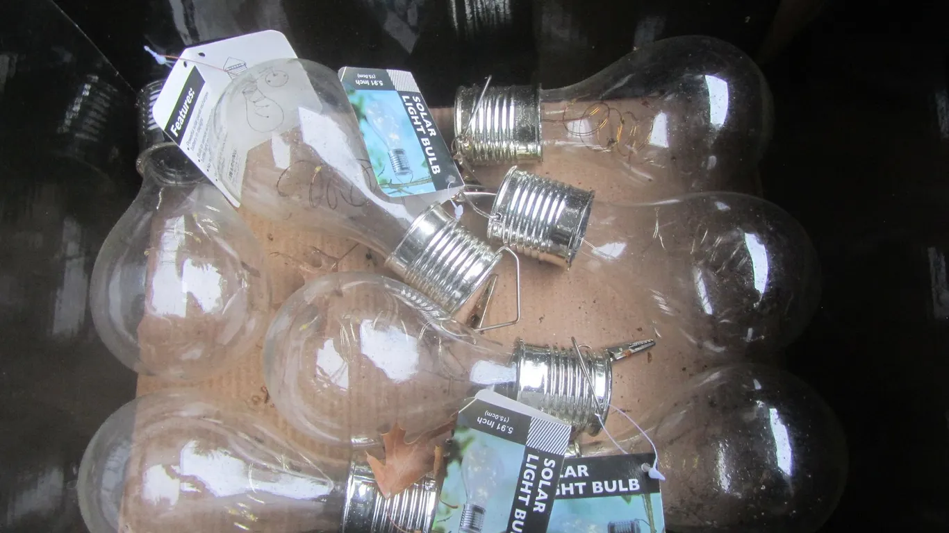 Lot Of Solar Light Bulbs