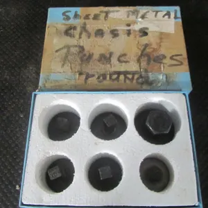 6pc. Sheet Metal Chassis Round Punch Set