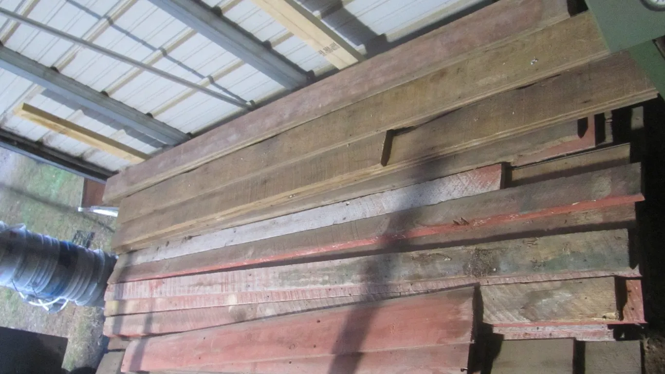 Lot Of Assorted Lumber Boards