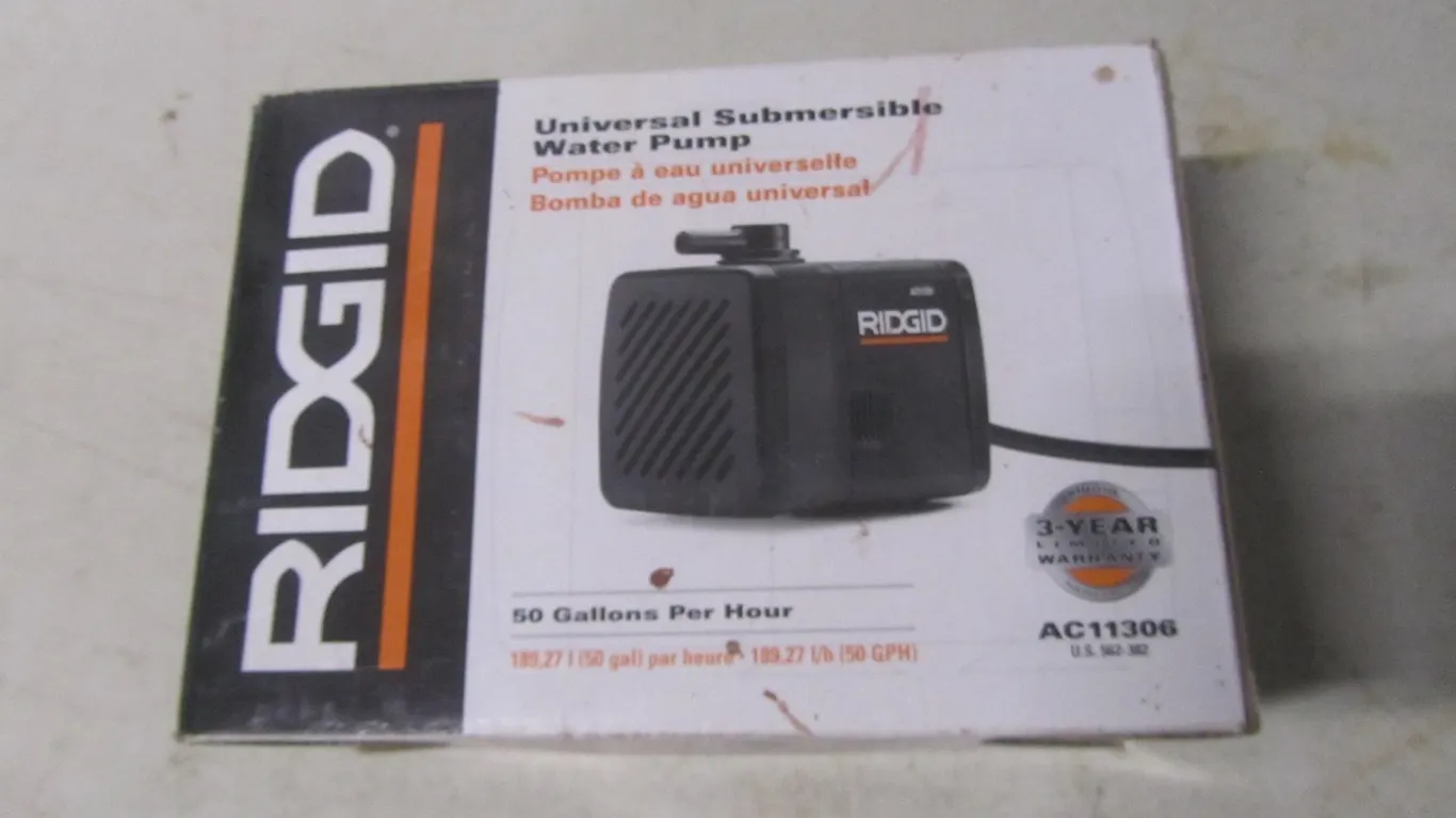 Ridgid Universal Submersible Water Pump