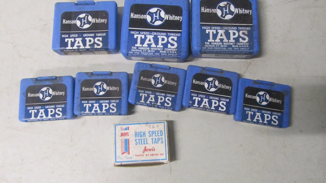 Lot Of Hanson Whitney Steel Taps