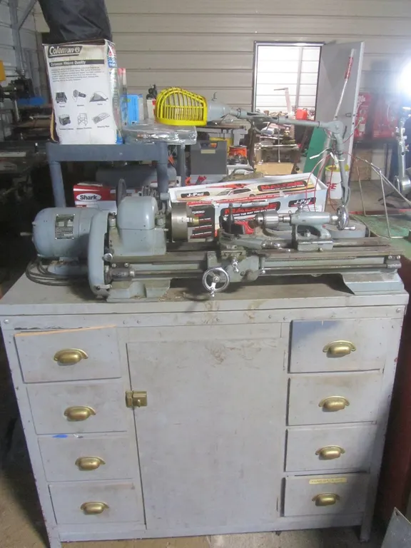 Craftsman Lathe w/Cabinet