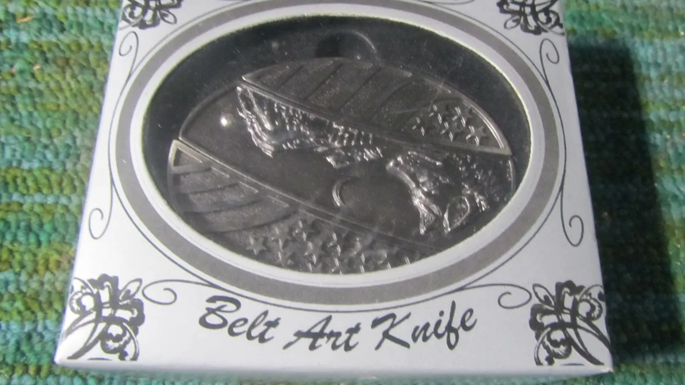 Belt Art Knife Wolf Belt Buckle Knife