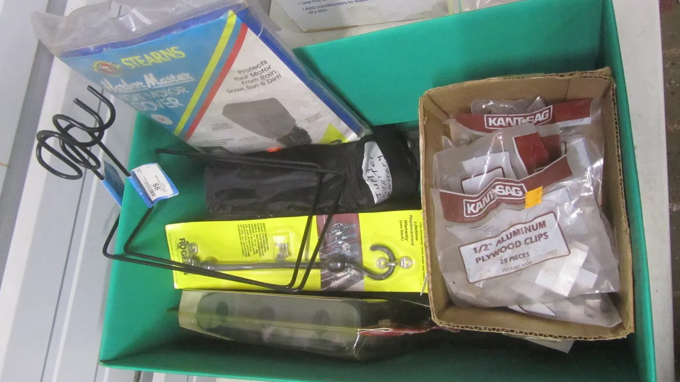 Box Of Assorted Hardware And More