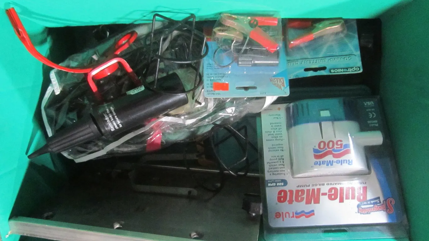 Box Of Assorted Hardware And More