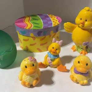 Vintage Easter-themed decorations
