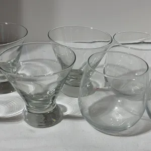 Lot of 2 sets of 4 glasses.