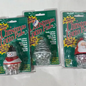 Lot of 5 vintage 1997 "Christmas Lotto Pals"