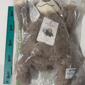 Brand-new, packaged Warmies Microwavable Sloth Plush