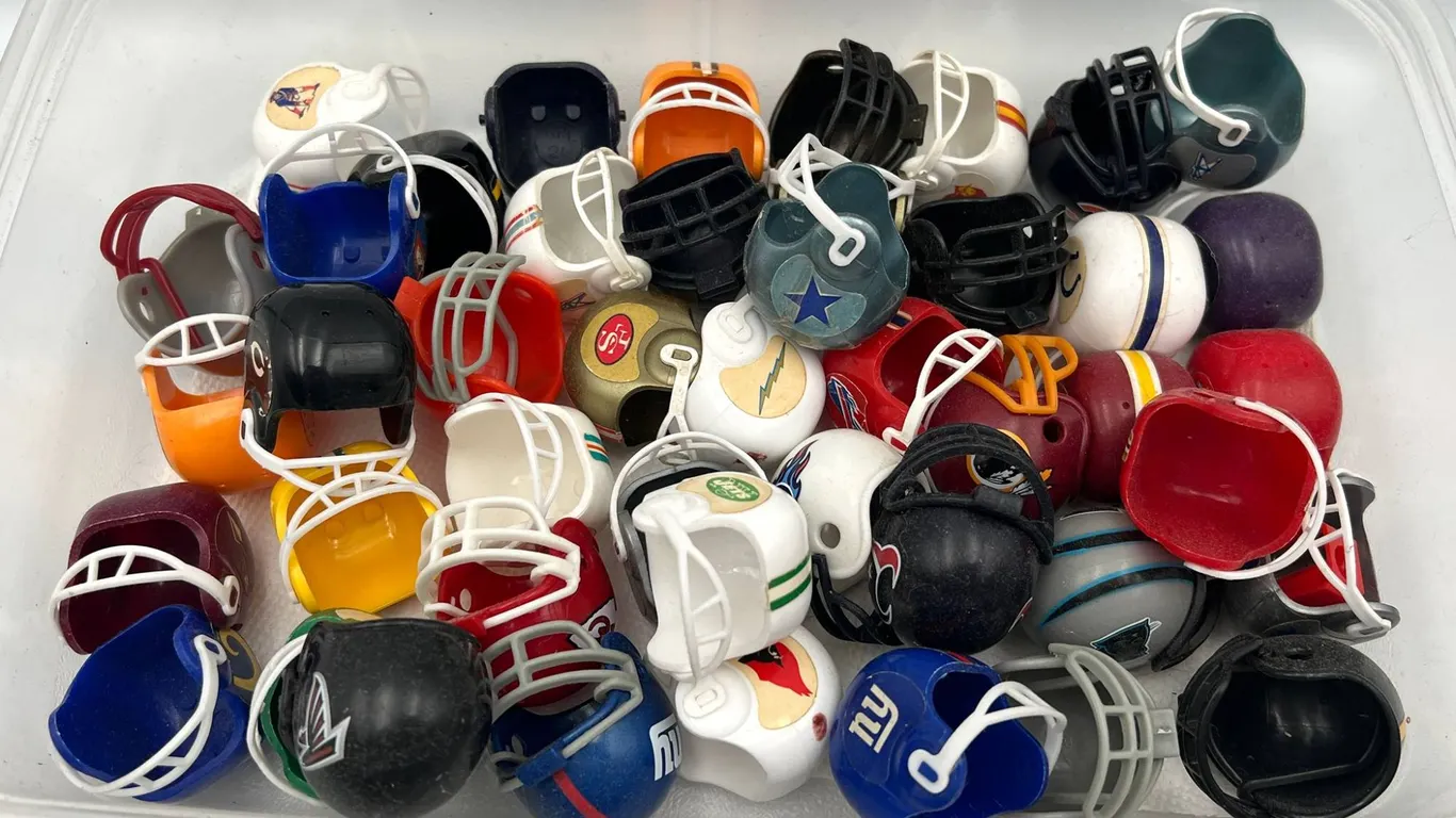 NFL Football Gumball Machine Helmets Lot