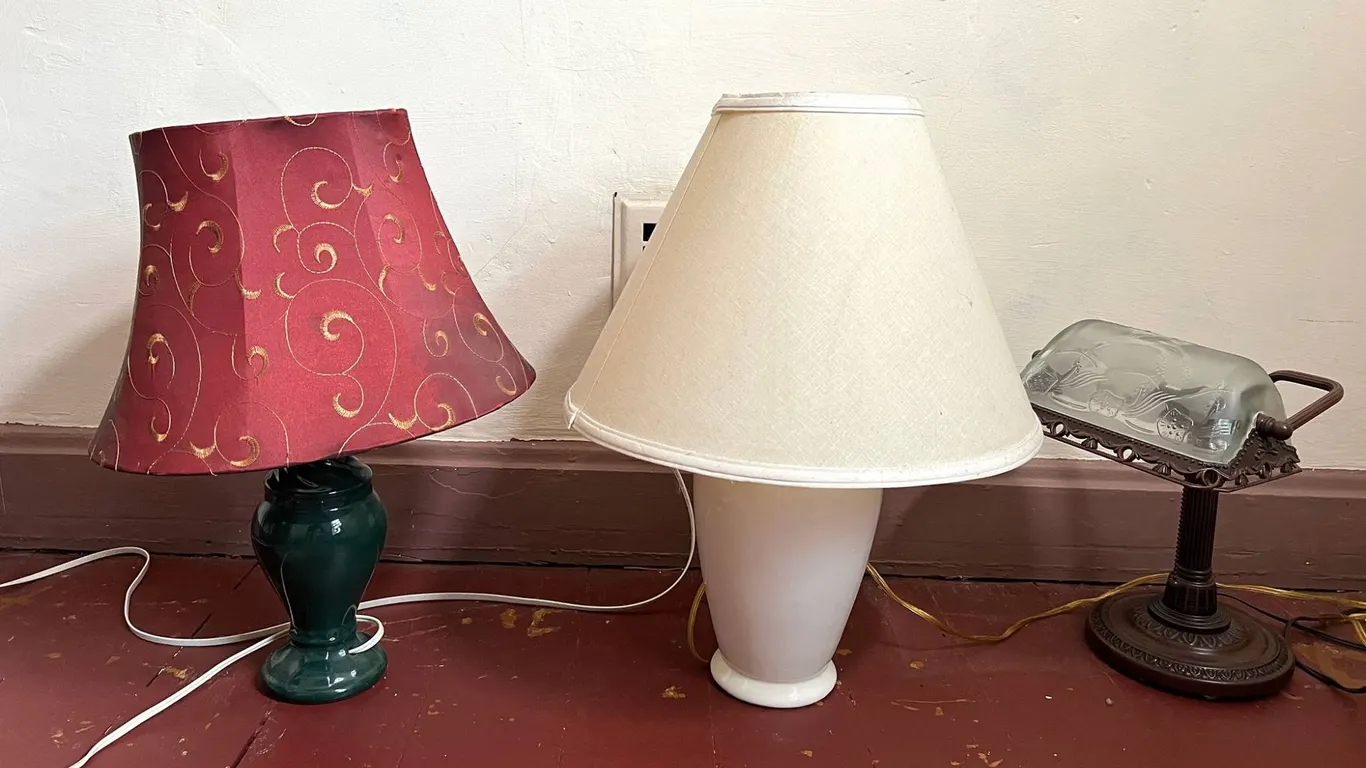 Table And Desk Lamp Trio
