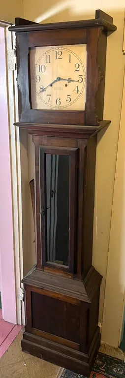 Ithaca Tall Case Grandfather Clock