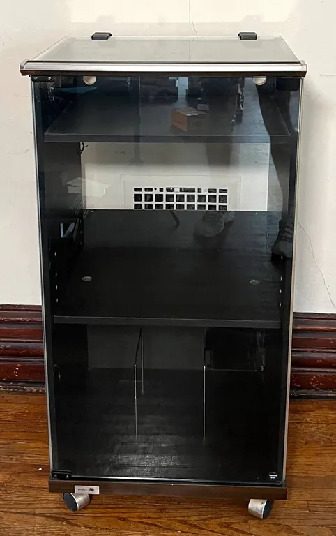Kenwood Wood & Glass Audio Equipment Cabinet