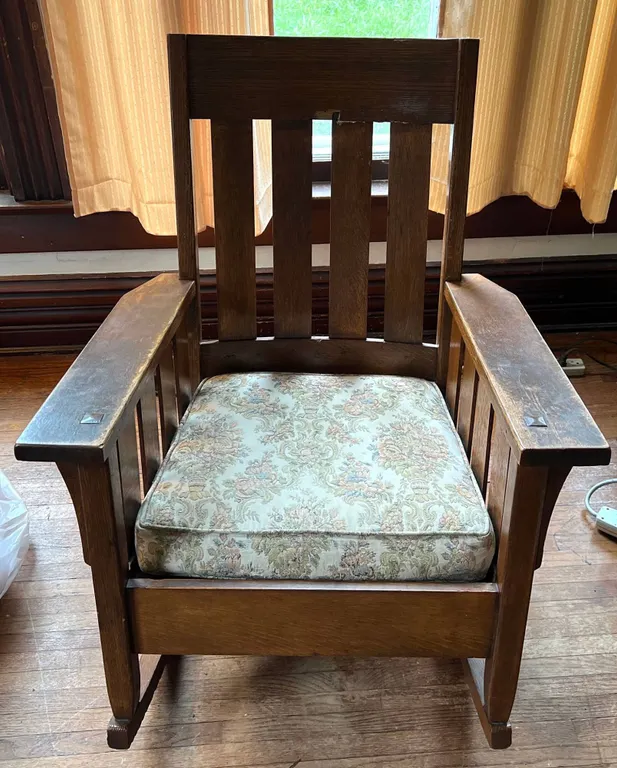 Mission Style Oak Rocking Chair