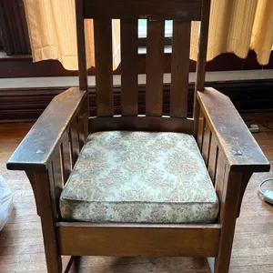 Mission Style Oak Rocking Chair