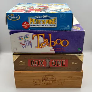 Board Game Lot: Taboo, Box One, Apples to Apples