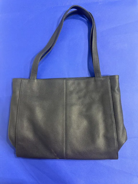 Black Tote Bag With Beige Interior, By Bøfen