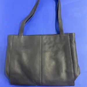 Black Tote Bag With Beige Interior, By Bøfen