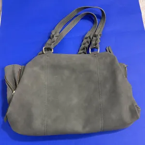 Green Urban Expressions Bag With Braided Handles and Zip Details