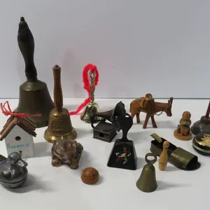 Brass Bell and Miniatures