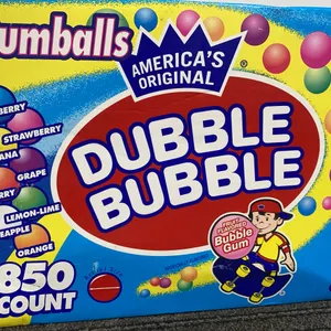 *NEW* Dubble Bubble Assorted Gumballs, 850 Ct - Best By: 3/2028
