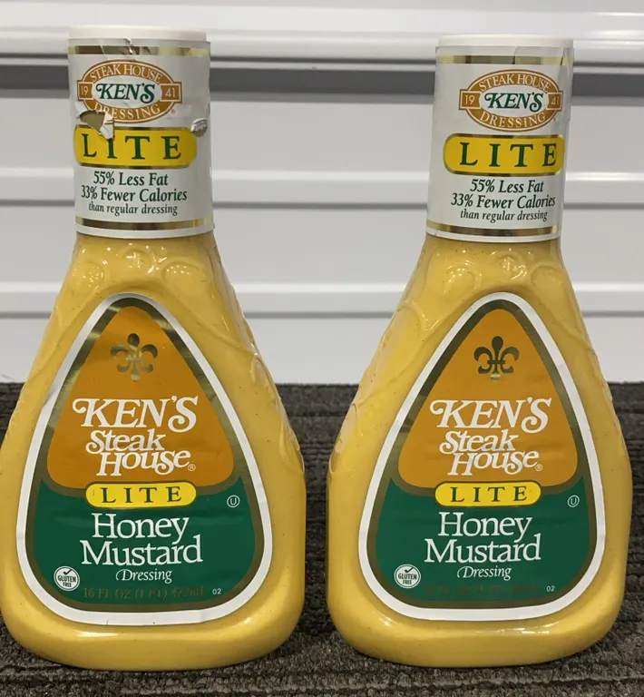 *NEW* 2 Pack, Ken's Steak House Lite Honey Mustard Dressing, 16 fl oz Each - Best By: 1/2027