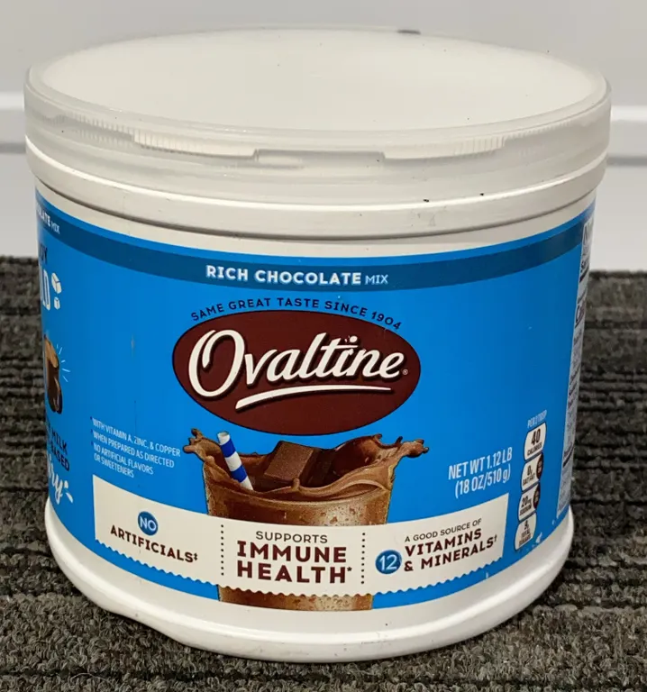 *NEW* Ovaltine Rich Chocolate Mix, 18 oz - Best By: 11/2027