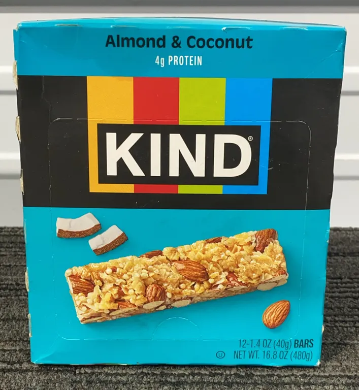 *NEW* KIND Almond & Coconut Fruit & Nut Bars, 12 Ct - Best By: 1/2027