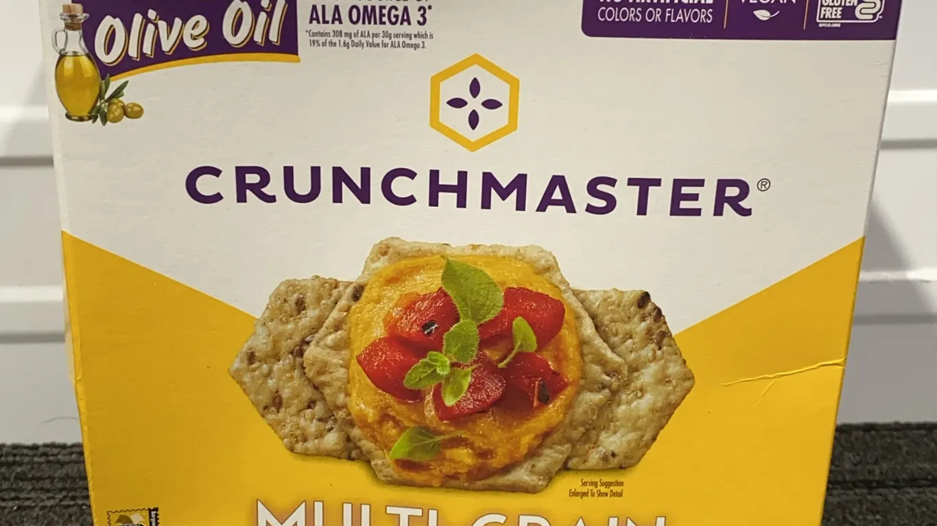 *NEW* Crunchmaster Multi-Grain 4 Seed Cracker, 2/10 oz Bags - Best By: 3/2027