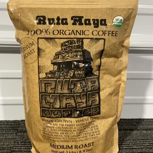*NEW* Ruta Maya Organic Medium Roast Whole Bean Coffee - 2.2 lb - Best By: 6/2027