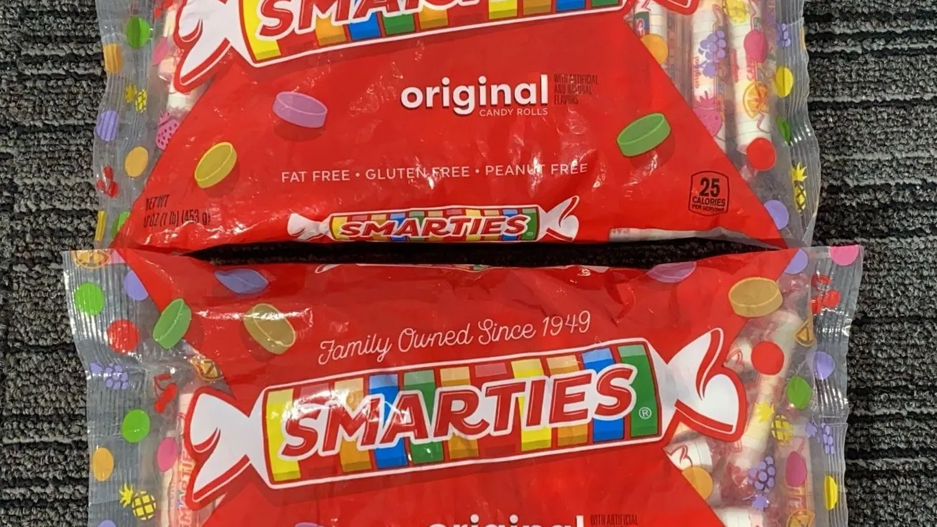 *NEW* (2) Smarties Original Candy Rolls, 1 lb each - Best By: 1/2029