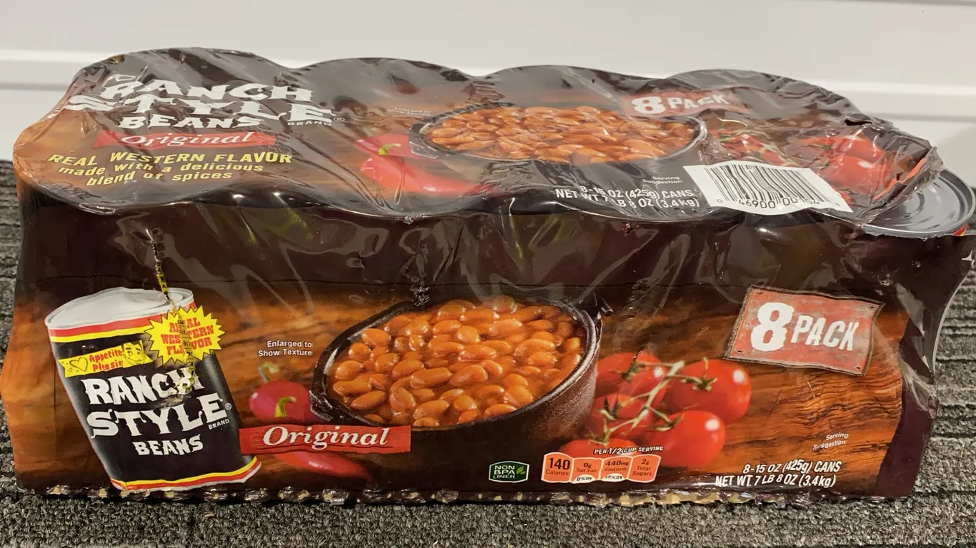 *NEW* Ranch Style Canned Pinto Beans, 15 oz Each, 8 Pack - Best By: 3/26/2029