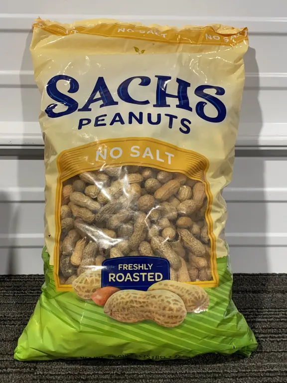 *NEW* Sachs Unsalted In-Shell Peanuts, 5 lb - Best By: 12/2026