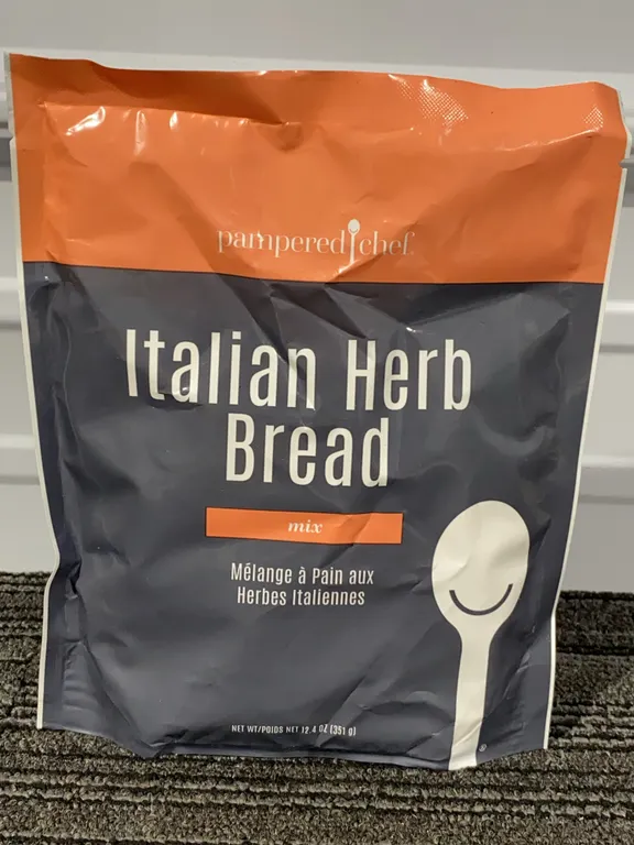 *NEW* Pampered Chef Italian Herb Bread Mix, 12.4 Oz - Best By: 12/2026