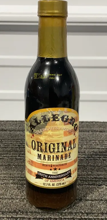 *NEW* Allegro Original Marinade 250th Anniversary of America Bottle, 12.7 oz - Best By: 4/2029