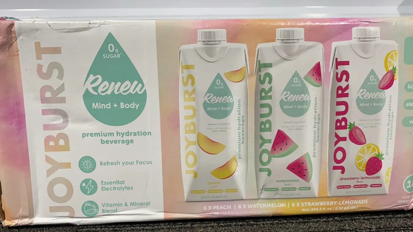 *NEW* Joyburst Renew Hydration Drink Variety Pack, 16.9 fl oz Each, 16 Pack - Best By: 6/2028
