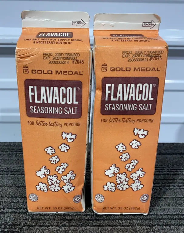 *NEW* 2 Pack, Gold Medal Flavacol Seasoning Salt 35 oz Each - Best By: 6/2028