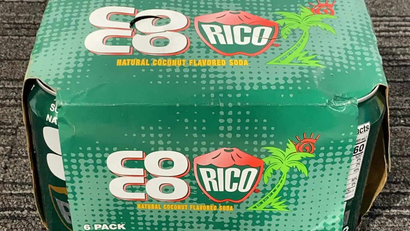 *NEW* Coco Rico Natural Coconut Flavored Soda, 6 Pack - Best By: Not Visible