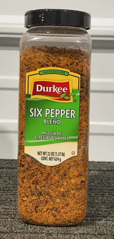 *NEW* Durkee Six Pepper Blend, 22 oz - Best By: Not Visible