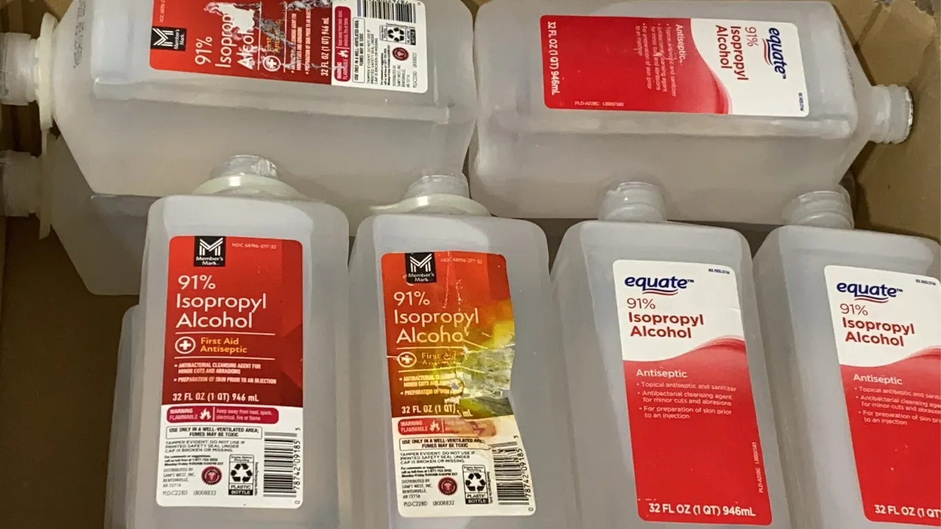 *NEW* 14 Bottles of 91% Isopropyl Alcohol