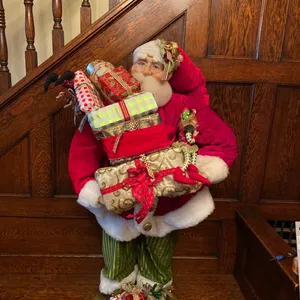 Santa Claus Figurine Holding Gifts