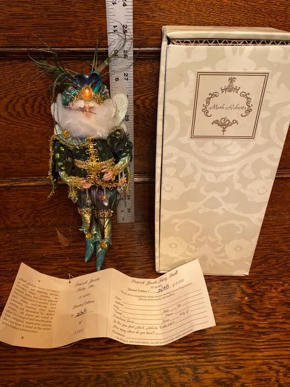 Mark Roberts Limited Edition Peacock Jewels Fairy, 2635 of 5000, With Original Box and Certificate