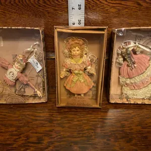 3 - 1999 Louis Nichole Decorative Figurines in Original Boxes