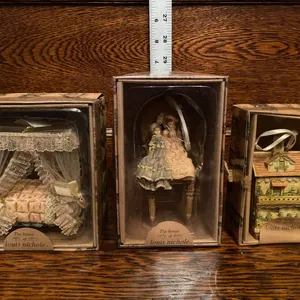 3 - 1999 Louis Nichole Decorative Figurines in Original Boxes