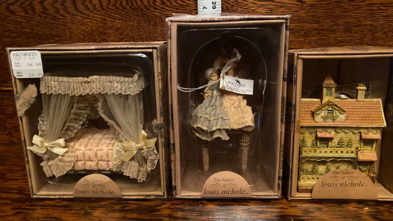 3 - 1999 Louis Nichole Decorative Figurines in Original Boxes