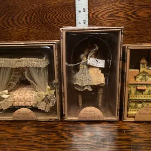 3 - 1999 Louis Nichole Decorative Figurines in Original Boxes