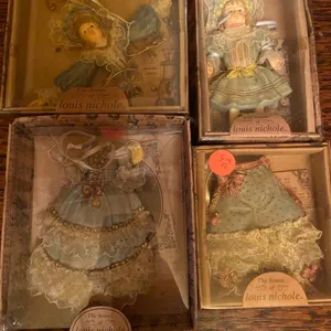 4 - 1999 Louis Nichole Decorative Figurines in Original Boxes