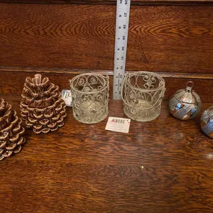 Decorative Candle Holders and Candle Toppers, Mixed Designs