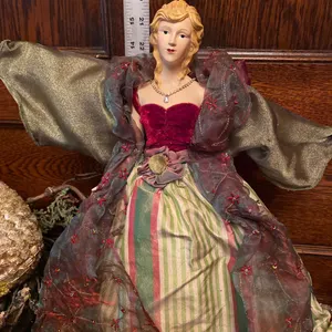 Glitter Decorations and Silvestri Figurine